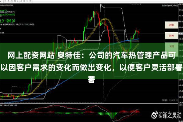 网上配资网站 奥特佳：公司的汽车热管理产品可以因客户需求的变化而做出变化，以便客户灵活部署